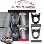 SAGA FLX BLM/ GEAR SWITCH COVER/ GEAR SWITCH PANEL FRAME CARBON FIBER & INTERIOR CARBON FIBER & GLOS
