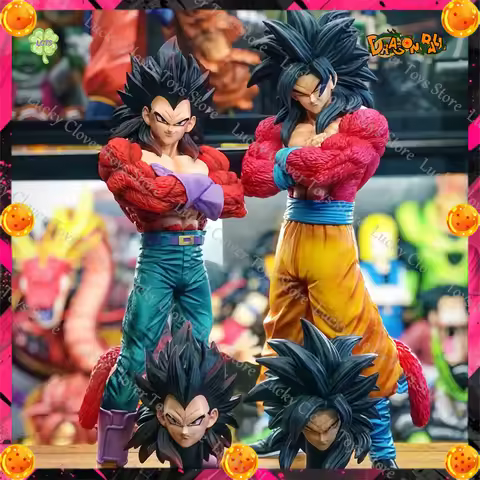 【JT studio】1/6 SSJ4 Goku Dragon Ball Anime Figures Vegeta Super Saiyan 4 Figurine PVC Statue Collect