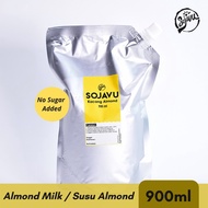 Sojavu Roasted Almond Milk / Susu Almond - No Sugar (Pouch)