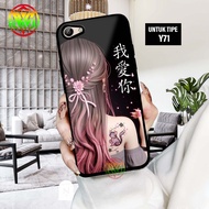 HP Real Case Vivo Y71 - Latest Motif Softcase Shiny New Case Glossy casing Vivo Y71hp [Cute Motif Gi