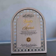 FRAME MAS KAHWIN HANTARAN IJAB & QABUL FREE FAKE GOLD DINAR/BAR/COIN