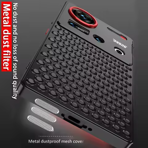 Premium Metal Heat Dissipation Snap shockproof Case For ZTE Nubia Z80 Ultra,Z70S Z70 Z60 Ultra Sprin