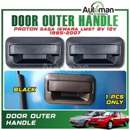 Door Outer Handle Proton Saga Iswara LMST 8V 12V 1985 - 2007 Front Rear Black Replacement Part