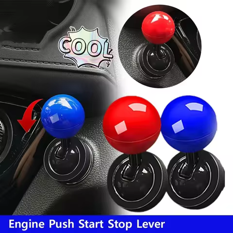 2025 Start Button Push Start Auto Ignition Button Cover Automotive One-Touch Button Rocker Engine St