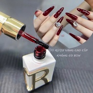 CR red jelly paint, Dark wine red jelly paint - Premium Red Jelly for Nails Single Bottle