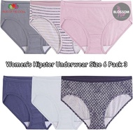 Fruit of the Loom - Womens Hipster Underwear กางเกงชั้นในทรงฮิปสเตอร์สำหรับผู้หญิง