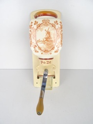 復古荷蘭 Pede Zassenhaus 咖啡研磨機  橘色古董手動德爾夫特磨豆機