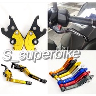 XMAX Adjustable Foldable Extendable Brake Lever with Park Function for XMAX 250 V1 V2 300 with Brake