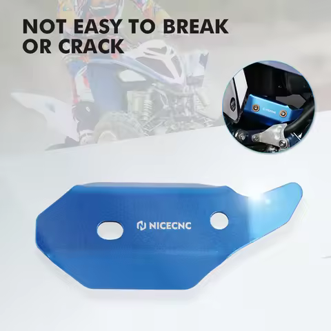 NICECN Aluminum Mid Pipe Heat Shield Protector Cover Guard For Yamaha Raptor 700 700R 700RSE 2015-20