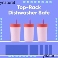 YNATURAL Toddler Cup with Straw, Insulation Spill Resistant Kids Water Bottle, Easy To Clean 12 Oz S