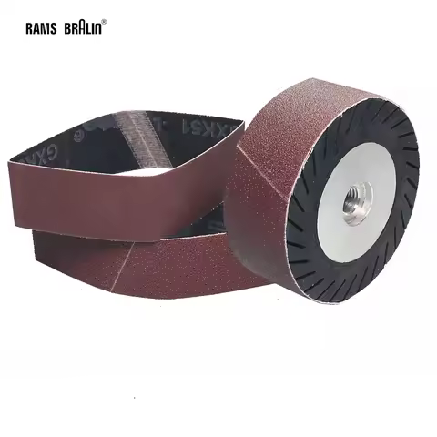 100x40mm M14 Rubber Expander Wheel Angle Grinder Polishing Wheel 321x40mm AO Sanding Belts P60-P800 
