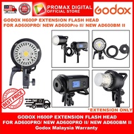 GODOX H600P Extention Flash Head For AD600Pro & NEW AD600Pro II & NEW AD600BM II GODOX Photography