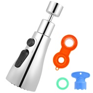 360°Swivel Spout G1/2 Kitchen Sink Tap Spray Head with 3 Water Outlet Modes,M22 FM24 Faucet Sprayer 