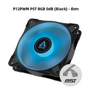 Quạt Case ARCTIC P12 PWM PST RGB 120mm Màu Đen - Vòng Bi Chất Lỏng 0-2000 RPM 12V 4-Pin RGB LED Để T