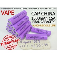 Original Capacity 18650 1500mAh 3.7v 4.2V 15A High Drain Rechargeable Lithium Li-Ion Sony VTC6 30Q H