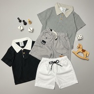 KATUN BRAVEKIDS FASHION - PABLO ENZO CHILDREN 1-5 YEARS, SOFT WOLL 20s TSHIRT & CARGON UNION DRILL P