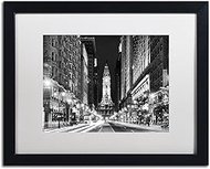 City Hall Philadelphia by Philippe Hugonnard, White Matte, Black Frame 16x20-Inch