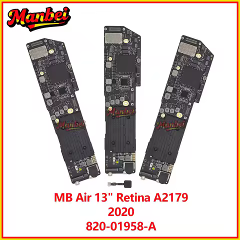 2020 Original Laptop Motherboard For Macbook Air 13" Retina A2179 Logic Board With Touch ID 1.1GHz 2