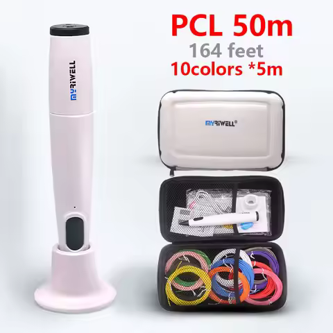 Myriwell low-temperature 3D pen set with a large capacity 3D pen box . Safe 3D pen, New Year gift. C