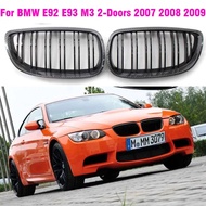 Semi-carbon Fiber Front Grille Kidney Grill For  BMW E92 E93 M3 2006-2009 2008-2013 3-Series E92 E93