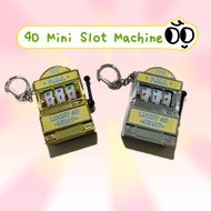 [ F.M.L] 4D Mini Slot Machine Keychain Farewell Wedding for Friends Colleagues