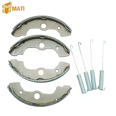 Front Brake Shoes Left Right for Honda ATV TRX300FW TRX350 TRX400 TRX450 TRX500 TRX650 Fourtrax Ranc