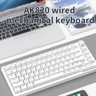 Ajazz Ak820 Gaming Mechanical Keyboard 82 Keys Wired Limited Gaming Keyboard For PC Laptops