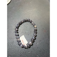 (K)(7-7.3mm)Labradorite bracelet with vip purple black background size 7-7,3mm