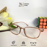 [FI] Minus Glasses 0 - 12 Lenses Thinned Index 1.67 BROWN Anti UV Anti Radiation Anti Dew Optical Gl