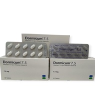 Redy stock Dormicum 7.5mg 1 Strip 10 tablets Vitamins multivitamin Dormicum 7.5mg 1 strip 10 tablets
