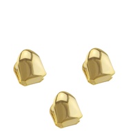 ComidoxHip Hop Single Teeth Grillz Caps Top Bottom Dental Grill