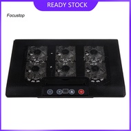 FOCUS 6 Fans Dual USB Laptop Notebook Touch Cooling Pad Stand Cooler Base Radiator