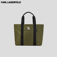 Karl Lagerfeld - K/IKONIK NYLON LARGE ZIP-TOP TOTE BAG  235W3247 กระเป๋าถือ