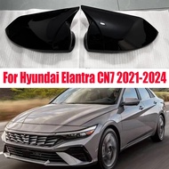 For Hyundai Elantra CN7 2024 2023 2022 2021 Devil angle rearview mirror protective shell exterior mo