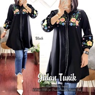 RATI - JIDAN TUNIK BY MUMUFASHION SOLO Atasan Tunik Shakila Wanita Terbaru Motif Bordir Cantik Best