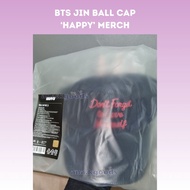 BTS JIN BALL CAP 'HAPPY' MERCH | HAT HAT | Merch Merch Merch | Merch K-Pop | BTS BTS BTS | JIN JIN J