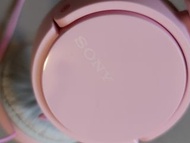 Sony Pink Wired Headphone for Kid 頭戴式耳機 粉紅色