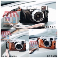 NEWEST - Fujifilm X100V Halfcase Leather case
