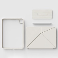ZOYU | เคส iPad สองด้านพร้อมแม่เหล็ก 3-in-1 ป้องกันการงอ ที่วางบางแบบถอดได้ และช่องใส่ปากกา