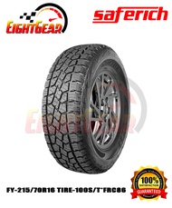 SAFERICH 215/70R16 TIRE/TYRE-100S/T*FRC86 HIGH QUALITY PERFORMANCE TUBELESS TIRE