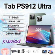 [Keyboard+Mouse] KLOURUS PS912 Ultra New 5G Multi-Function Smart Tablet 11.0 Inch High Resolution Sc