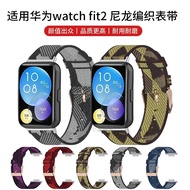 Suitable for huawei watch Fit2 watch Braided Strap Strap huawei Fit2 Vitality Camouflage Canvas