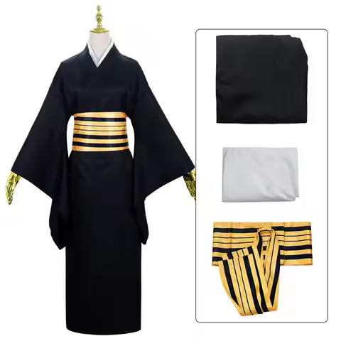 Nakime Otokawa Cosplay Costume Anime Kimetsu No Yaiba Suit Uniform Belt Kimono Uniform Halloween Cos