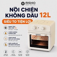 Nồi Chiên Không Dầu Khổng Lồ 12 Lít Mishio MK393 1700W - Hàng chính hãng
