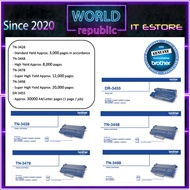 Brother Original Toner Drum TN3428 TN3448 TN3478 TN3498 DR3455 TN-3428 TN-3448 TN-3478 TN-3498 DR-34