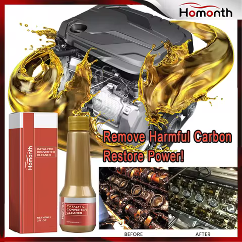 Engine Carbon Cleaner Fuel System Treatment 60ml Anti-Wear Removes Deposits Reduces Noise & Oil Cons