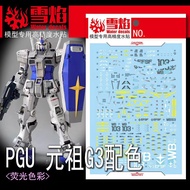 PG UNLEASHED RX-78-3 G3 GUNDAM WATER DECAL FLAMINGGO STUDIOSnow