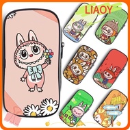 LIAOY Labubu Labubu Pencil Bag, Cute Cartoon Large Capacity Pencil Cases, Stationery Box