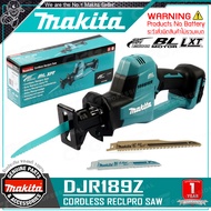 MAKITA เลื่อย เลื่อยชัก ไร้สาย 18V (มอเตอร์ไร้แปรงถ่าน) รุ่น DJR189Z ++เฉพาะตัวเครื่อง ไม่รวมแบตเตอร