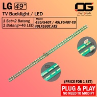 LG 49'' inch LED TV Backlight Lampu TV 49LF590T.ATS / 49LF540T / 49LF540T-TB